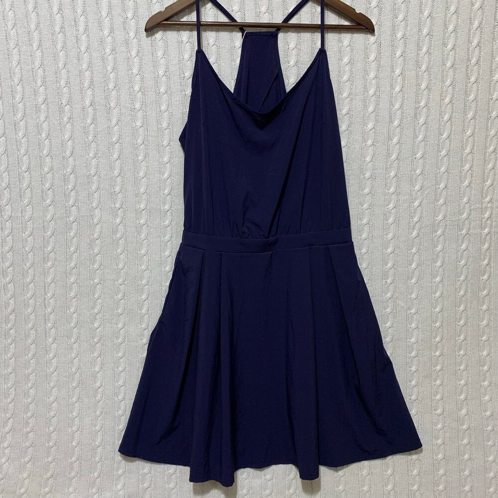 HALARA Navy Blue Mini Dress